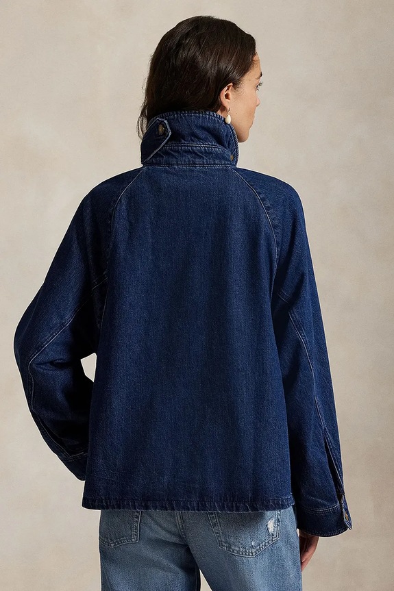 Τζιν μπουφάν Polo Ralph Lauren 211971233 μπλε AW25