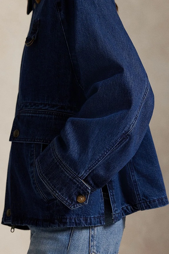 Τζιν μπουφάν Polo Ralph Lauren 211971233 μπλε