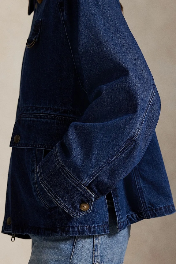 Τζιν μπουφάν Polo Ralph Lauren 211971233 μπλε