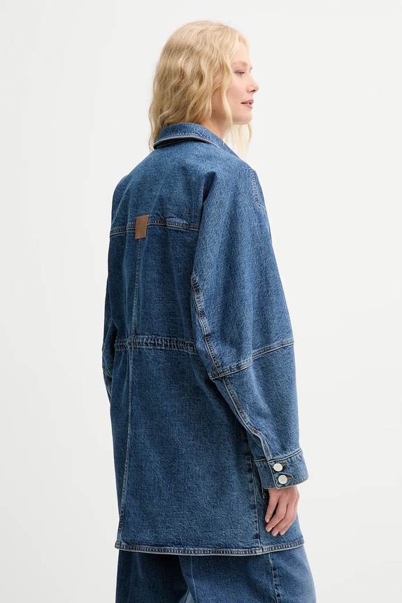 Ruházat MUNTHE farmerdzseki PRICKLY 252150725204 kék