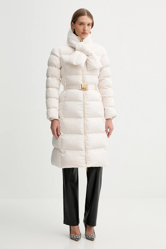 Bunda Elisabetta Franchi PI84D56E2 béžová AW25