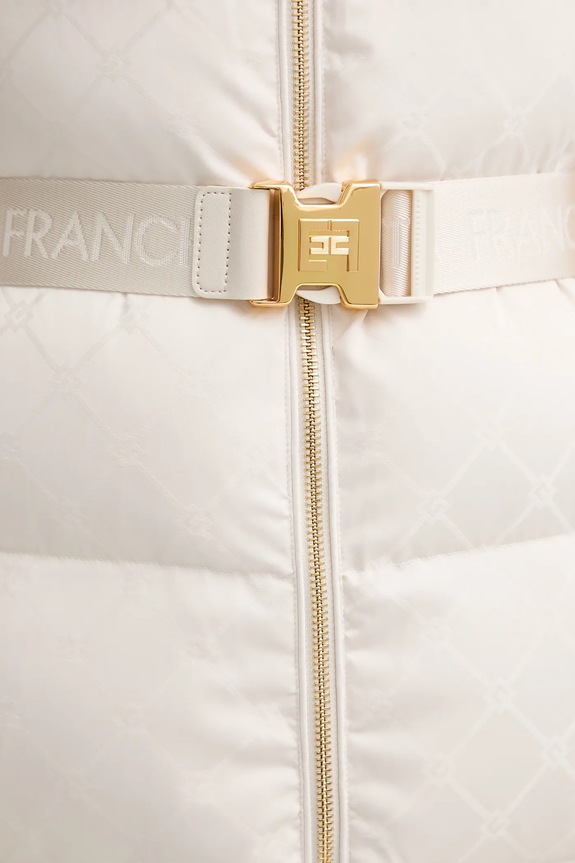 Bunda Elisabetta Franchi PI84D56E2 béžová