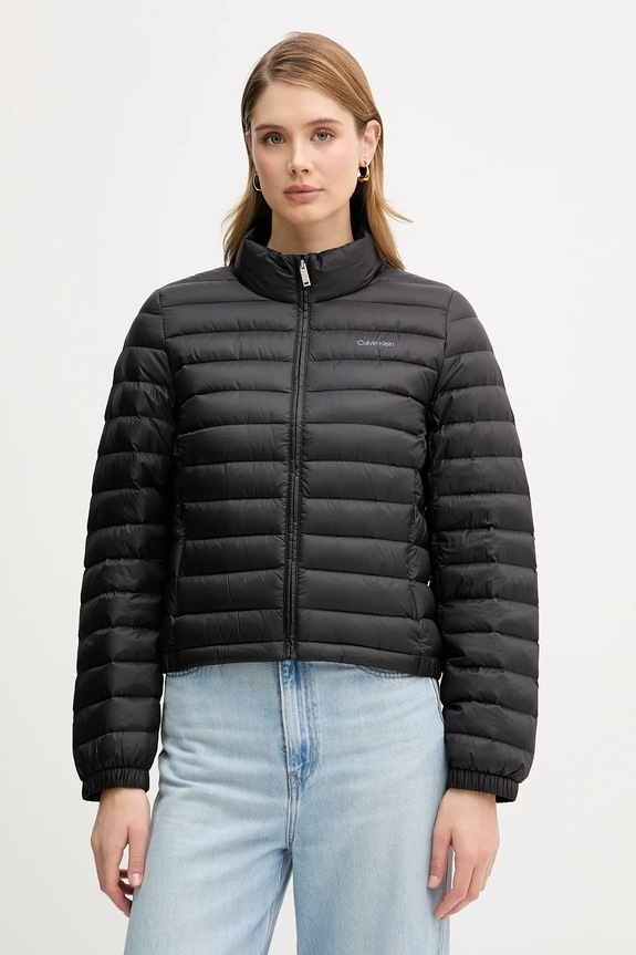 Pernata jakna Calvin Klein Planet friendly crna LV044C513G