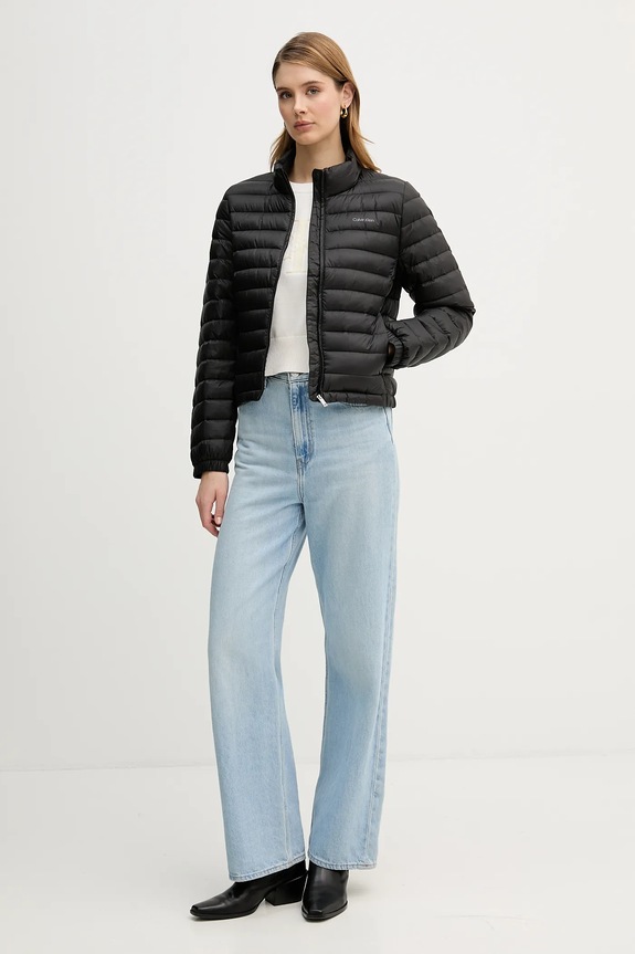Pernata jakna Calvin Klein LV044C513G crna SS26