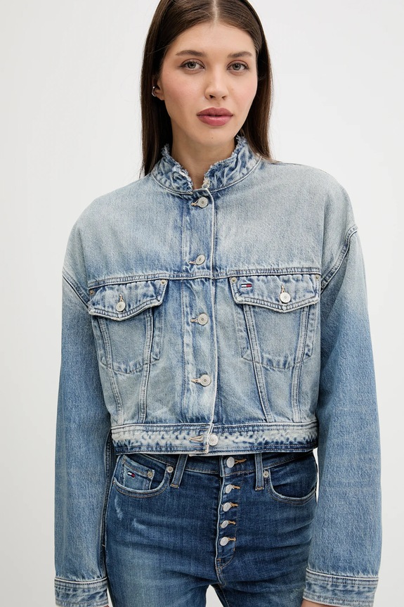 Tommy Jeans kurtka jeansowa niebieski DW0DW21195