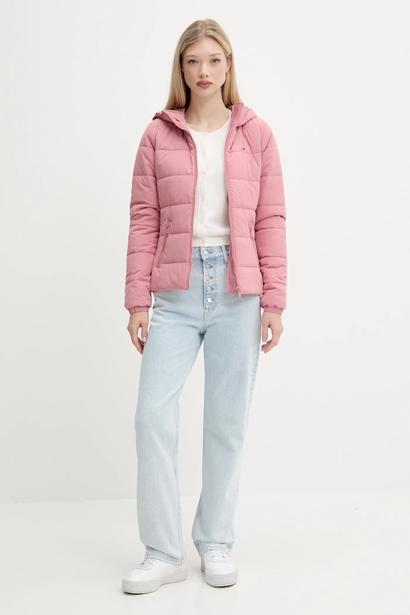 Tommy Jeans kurtka DW0DW20959 różowy SS26