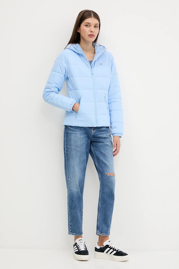 Tommy Jeans kurtka DW0DW20959 niebieski SS26
