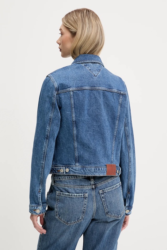 Îmbrăcăminte Tommy Jeans geacă jeans DW0DW21414 albastru