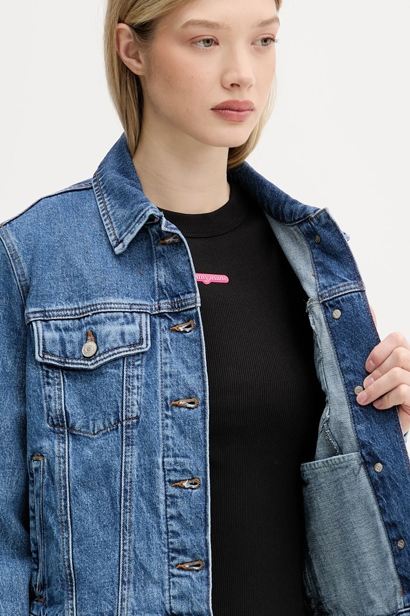 Tommy Jeans geacă jeans DW0DW21414