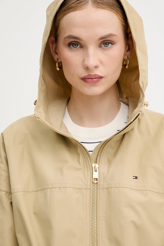 Tommy Hilfiger parka beżowy WW0WW45621