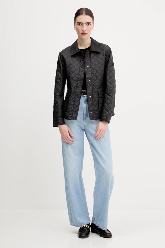 Bunda Tommy Hilfiger WW0WW45641 černá AW25
