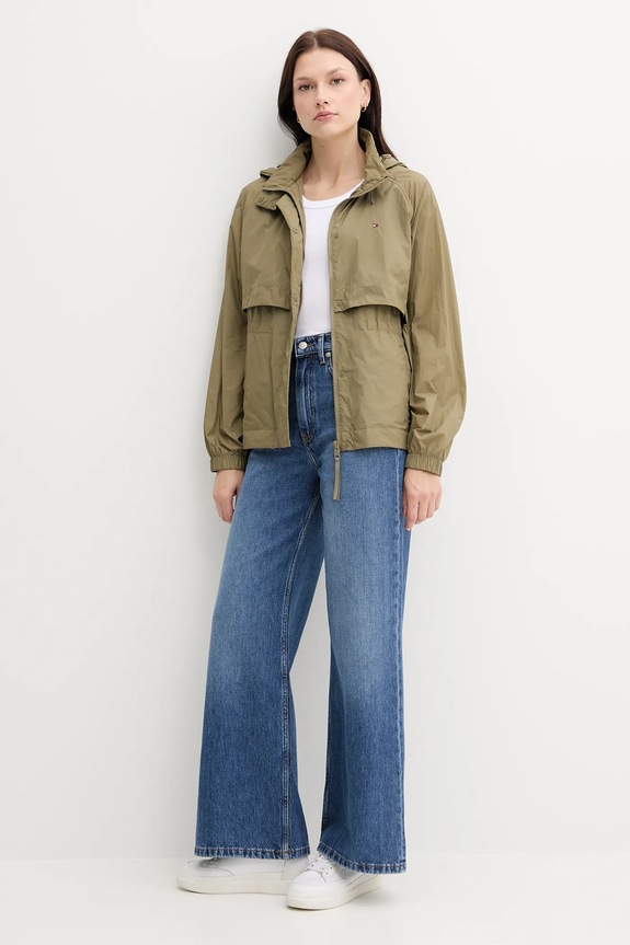 Bunda Tommy Hilfiger WW0WW46444 zelená AW25