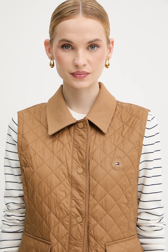 Tommy Hilfiger vestă maro WW0WW45638
