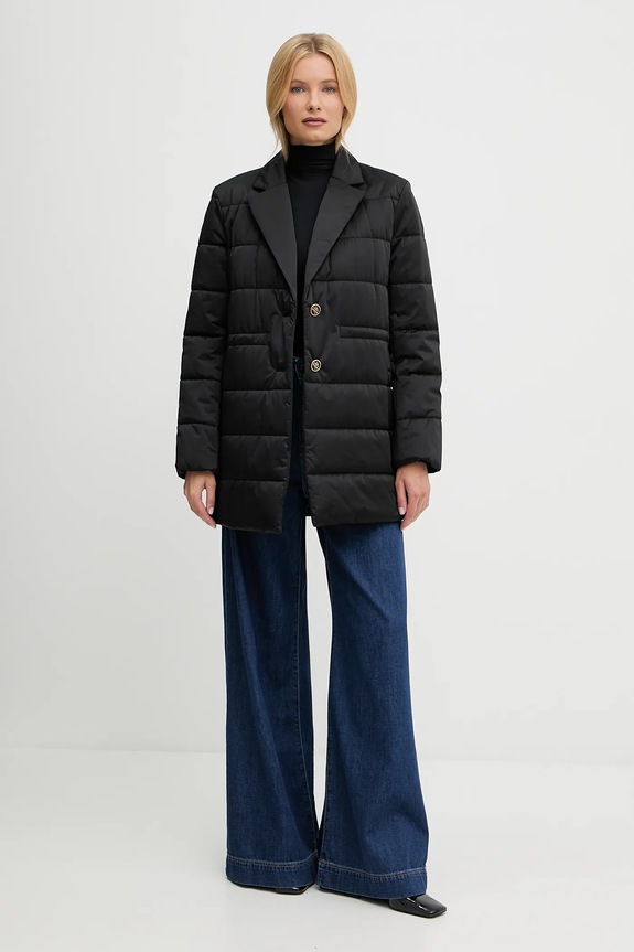 Karl Lagerfeld rövid kabát A3W15013 fekete AW25