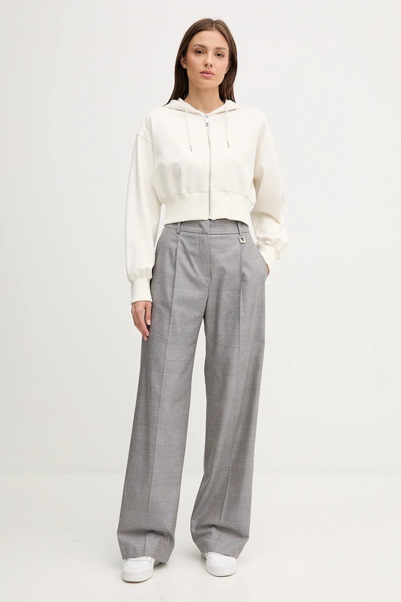 Calvin Klein Jeans bluza LV047C247G beżowy AW25