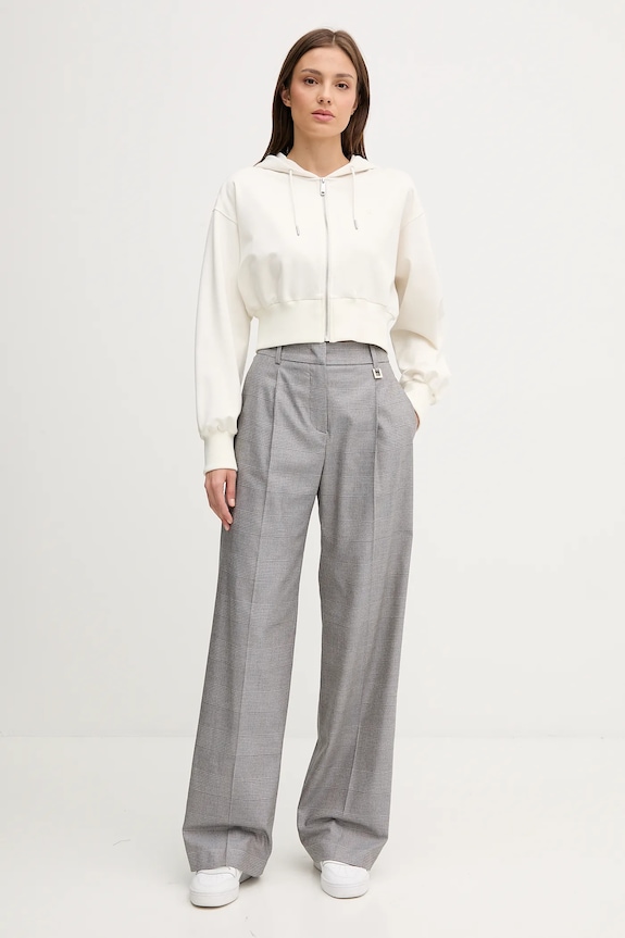 Calvin Klein Jeans bluza LV047C247G beżowy AW25