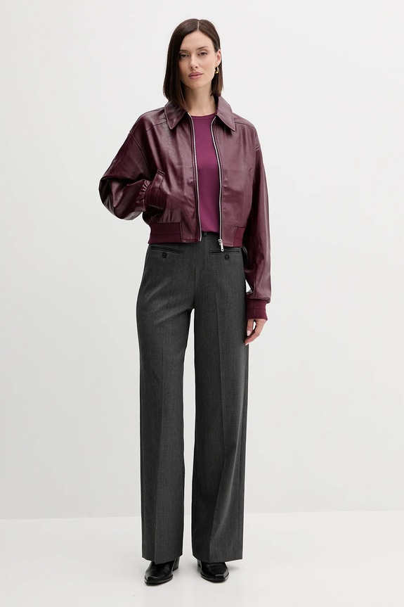 Jakna Calvin Klein Jeans LV047C518G bordo AW25