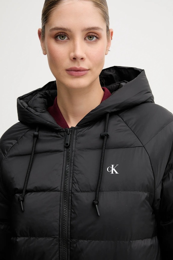 Calvin Klein Jeans rövid kabát fekete LV047C523G