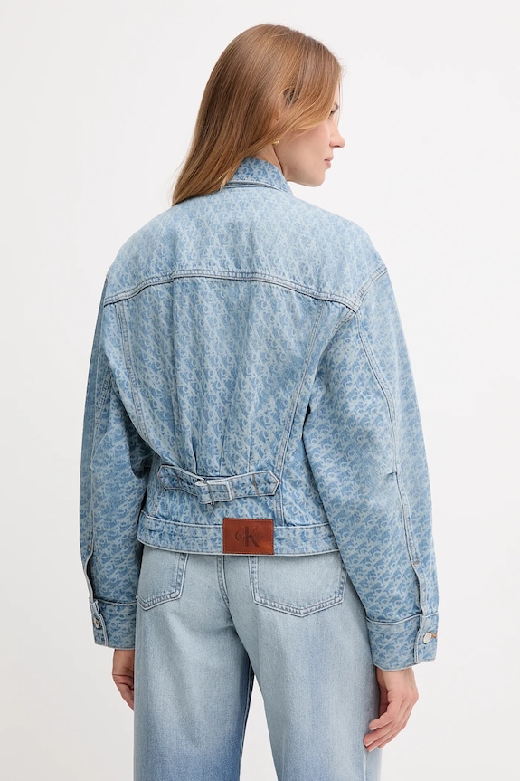 Ρούχα Τζιν μπουφάν Calvin Klein Jeans LV047C782G μπλε