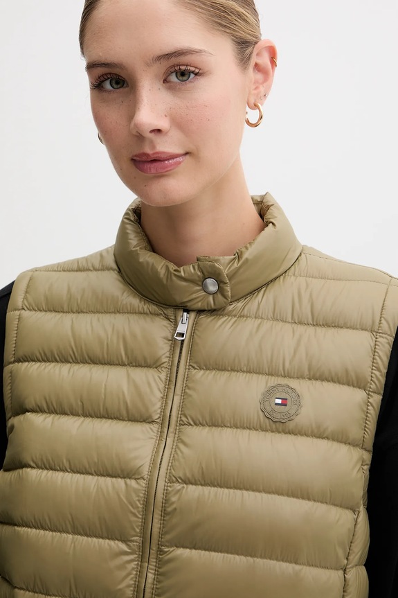 Tommy Hilfiger bezrękawnik puchowy zielony WW0WW45499
