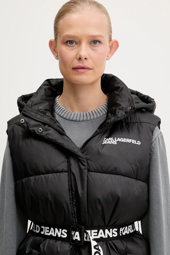 Karl Lagerfeld Jeans bezrękawnik czarny A3W15025