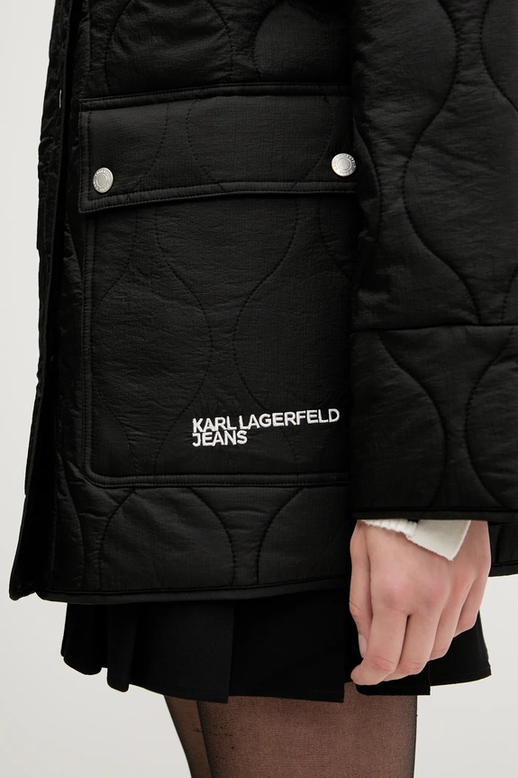 Jakna Karl Lagerfeld Jeans A3W15041 crna
