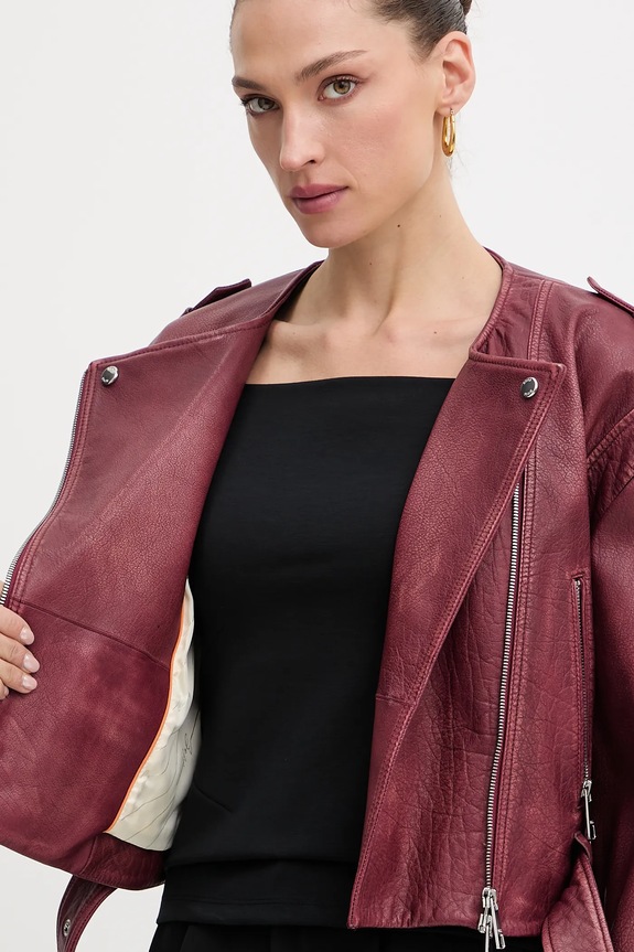 BOSS Orange bőrdzseki 50543026