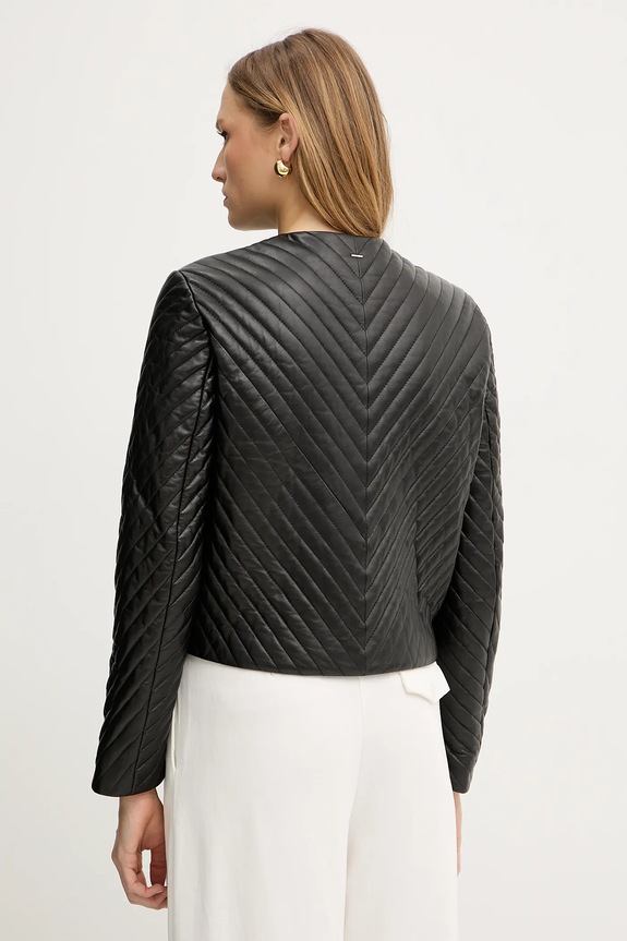 Oblačila Usnjena jakna BOSS Sandru 50541919 črna