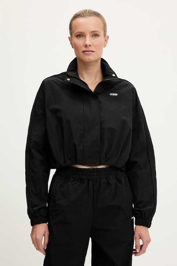 Μπουφάν Guess NINA μαύρο V5YL00.WHCH2