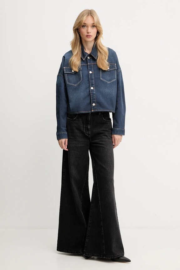 Guess kurtka koszulowa WESTERN W5YN90.D0213 granatowy AW25
