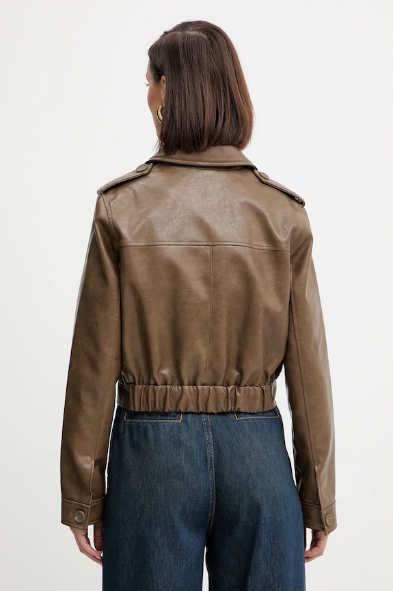 Îmbrăcăminte Guess geacă DORA W5YL35.WHGW0 maro