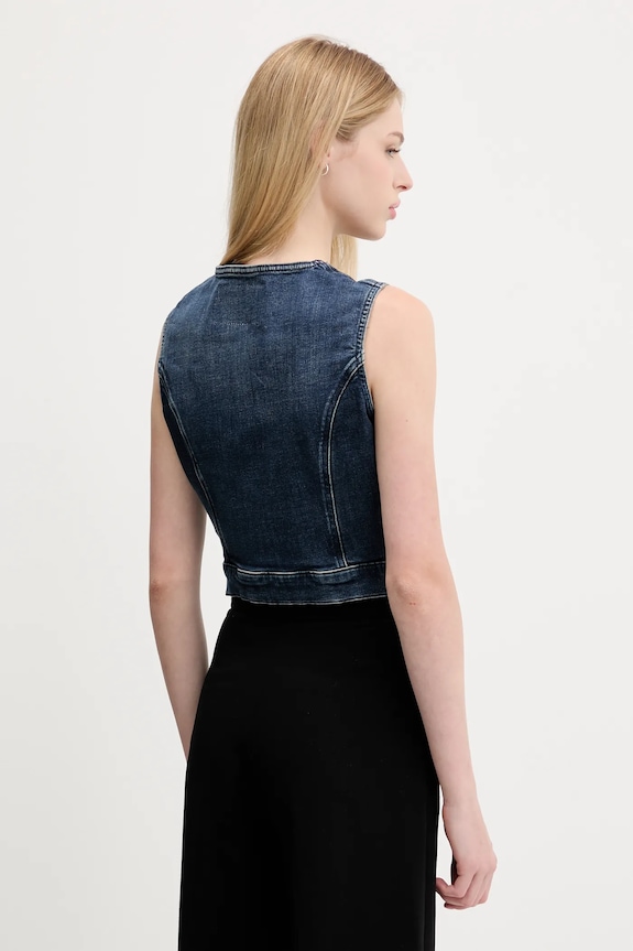 Oblečenie Rifľová vesta Guess Originals W5YN71.D4H1D modrá