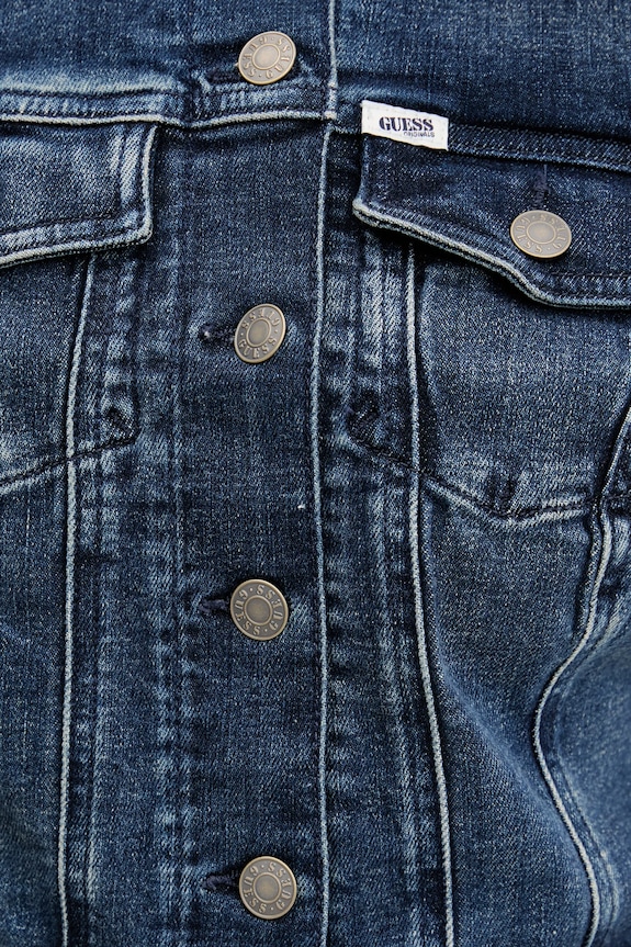 Rifľová vesta Guess Originals W5YN71.D4H1D modrá