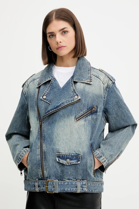 Τζιν μπουφάν Guess Originals μπλε W5YN70.D4XYZ