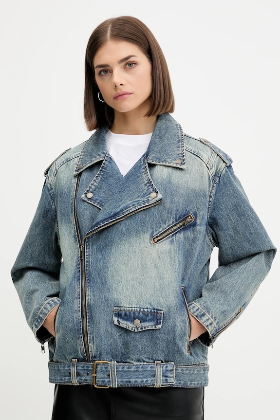 Τζιν μπουφάν Guess Originals μπλε W5YN70.D4XYZ