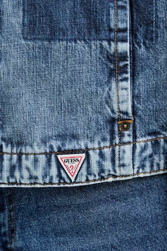 Guess Originals giacca di jeans HARRINGTON W5YN69.D5R01 blu