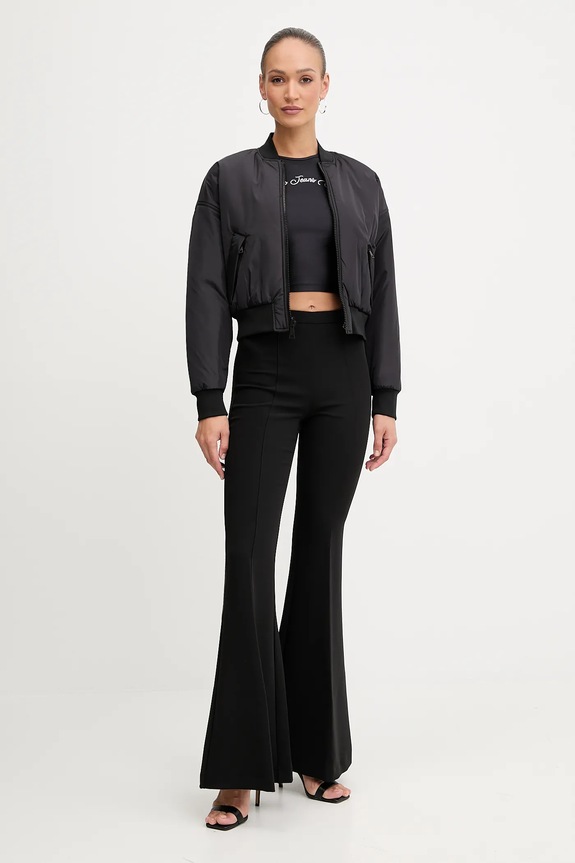 Versace Jeans Couture kurtka bomber dwustronna 79HASDP9.CQSP0 czarny AW25