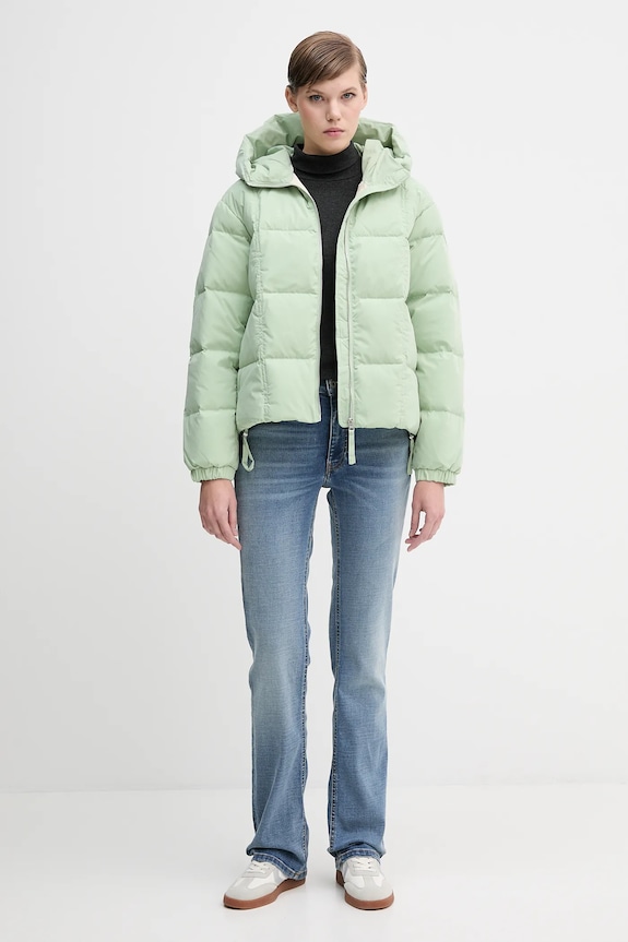 United Colors of Benetton geacă de puf 22T6DN086 verde AW25