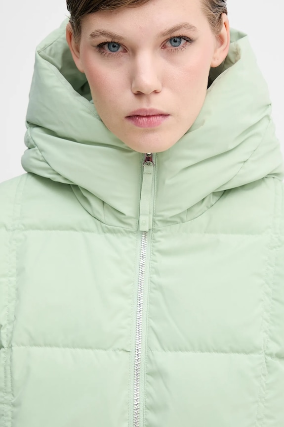 United Colors of Benetton geacă de puf verde 22T6DN086