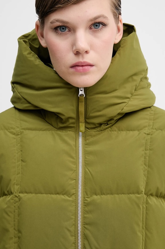 United Colors of Benetton geacă de puf verde 22T6DN086