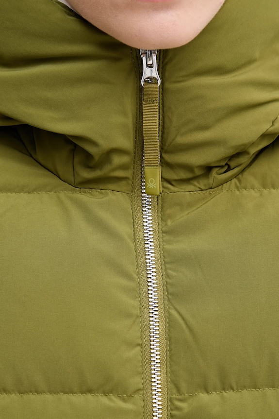 United Colors of Benetton geacă de puf 22T6DN086 verde
