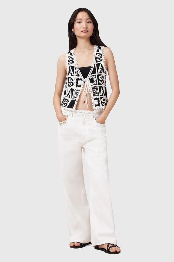 AllSaints kamizelka bawełniana FLORENCE W067KC