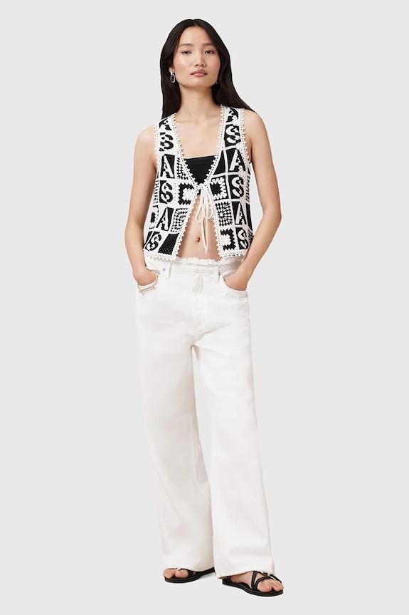 AllSaints kamizelka bawełniana FLORENCE W067KC