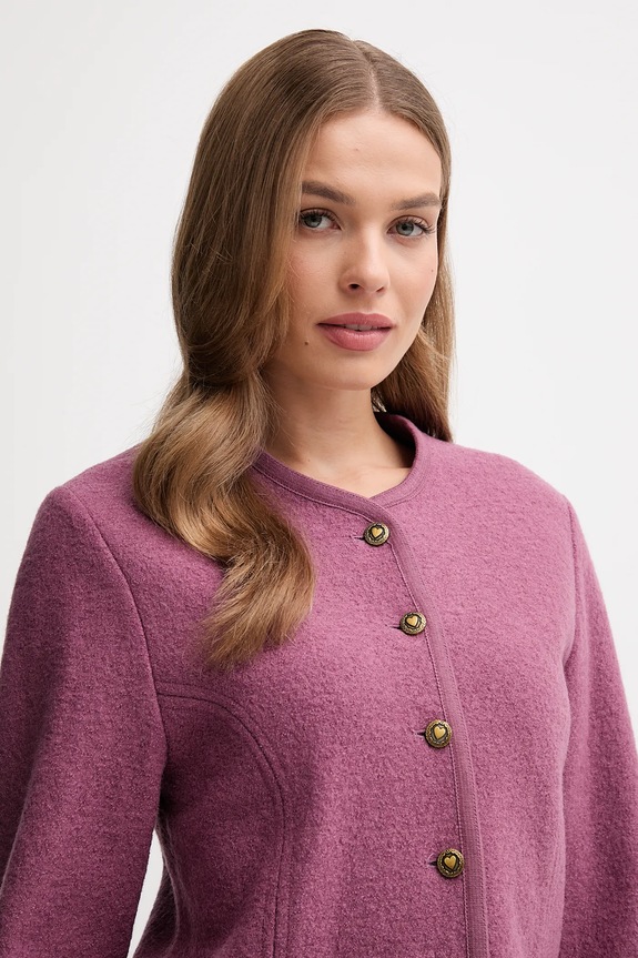 Hoss Intropia geacă de lână violet 5432676