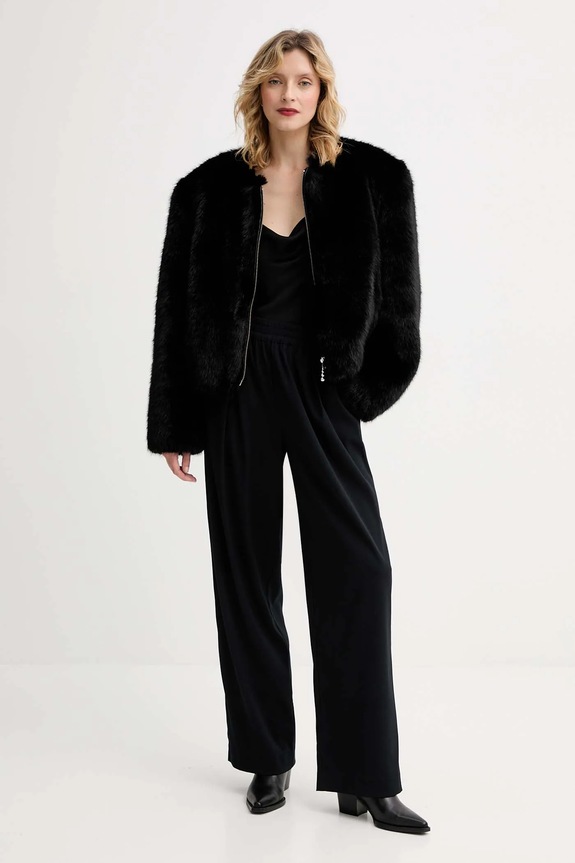 Bunda Stand Studio Karly 66411.9163 čierna AW25