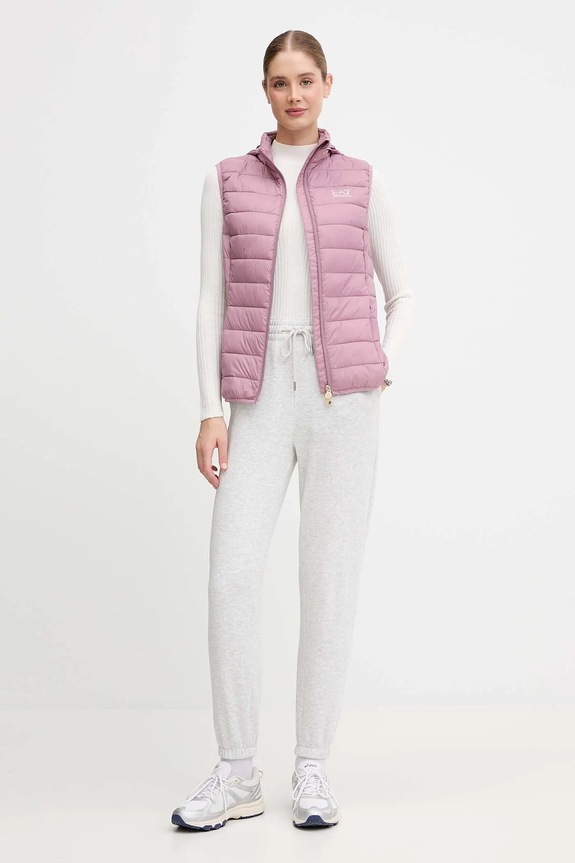 EA7 Emporio Armani vestă AF12477.7W000472 roz AW25