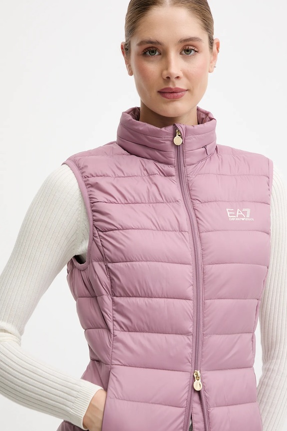 EA7 Emporio Armani vestă roz AF12477.7W000472