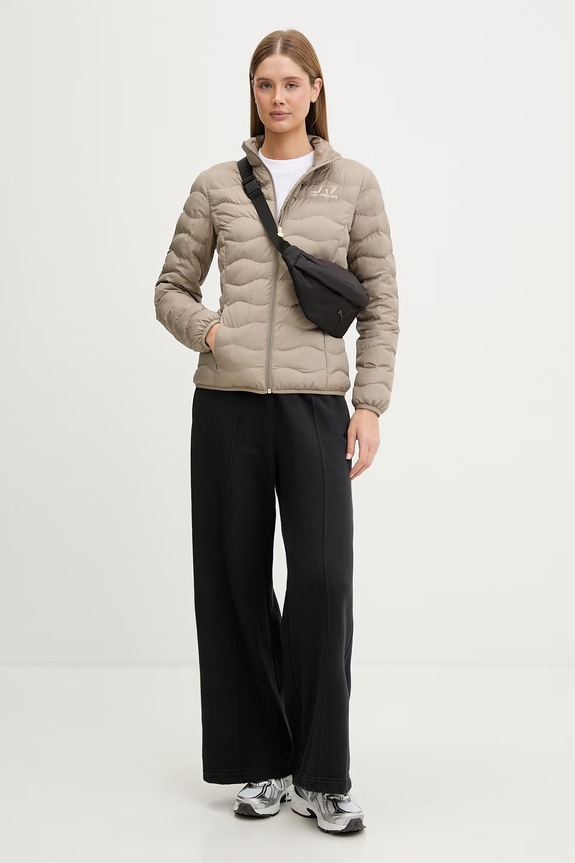 EA7 Emporio Armani kurtka przejściowa damska TNF8Z.8NTB21 beżowy SS26