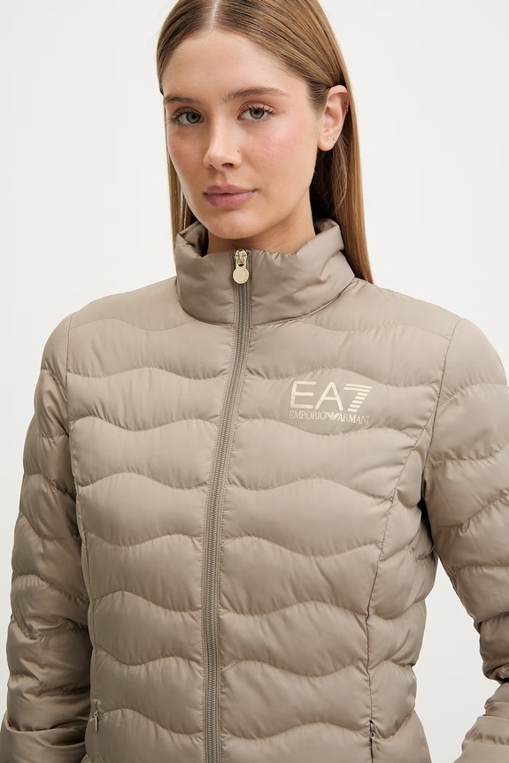 EA7 Emporio Armani kurtka przejściowa damska beżowy TNF8Z.8NTB21
