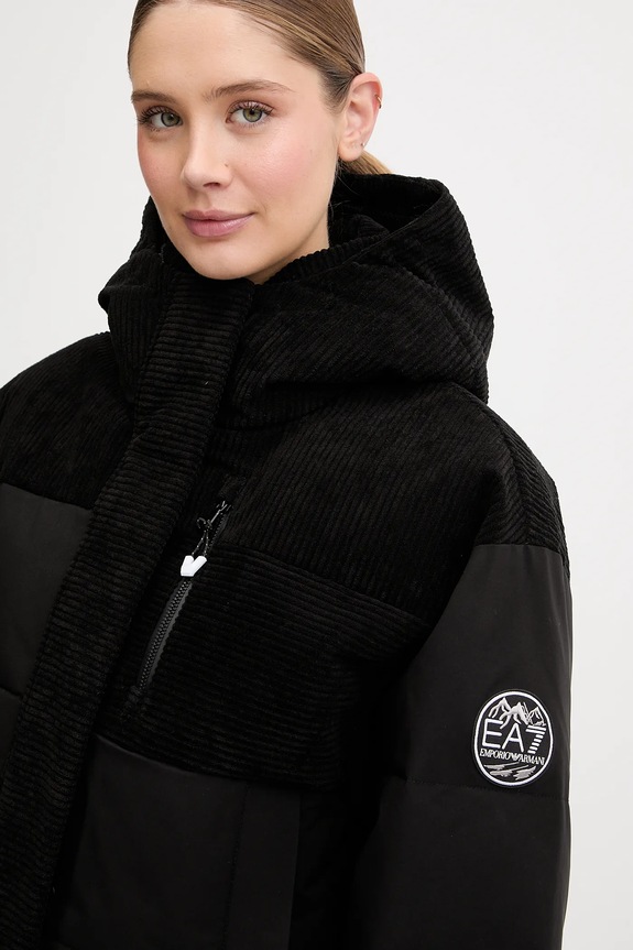 Μπουφάν για σκι EA7 Emporio Armani μαύρο AF14636.7W000374